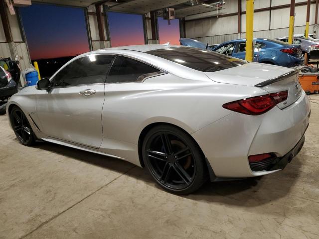 JN1EV7EL2JM390695 - 2018 INFINITI Q60 LUXE 300 SILVER photo 2