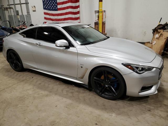 JN1EV7EL2JM390695 - 2018 INFINITI Q60 LUXE 300 SILVER photo 4