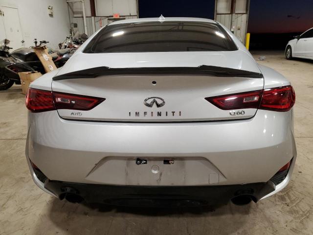 JN1EV7EL2JM390695 - 2018 INFINITI Q60 LUXE 300 SILVER photo 6