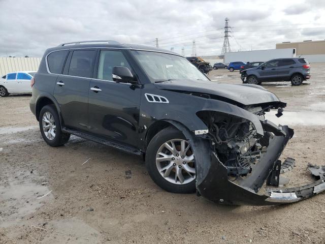 JN8AZ2NF4E9553244 - 2014 INFINITI QX80 BLACK photo 4