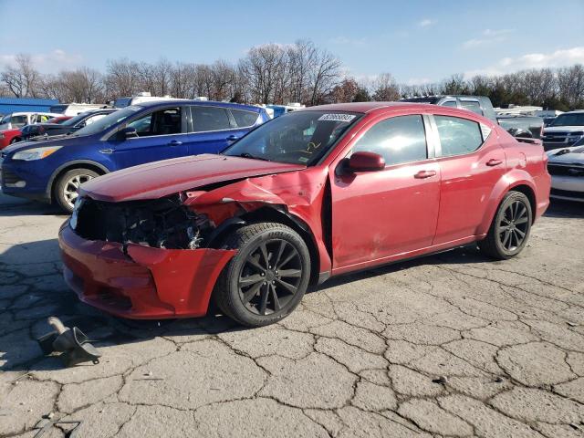 1C3CDZCB8EN220049 - 2014 DODGE AVENGER SXT RED photo 1