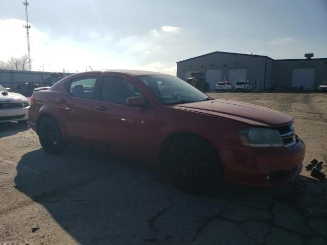 1C3CDZCB8EN220049 - 2014 DODGE AVENGER SXT RED photo 4