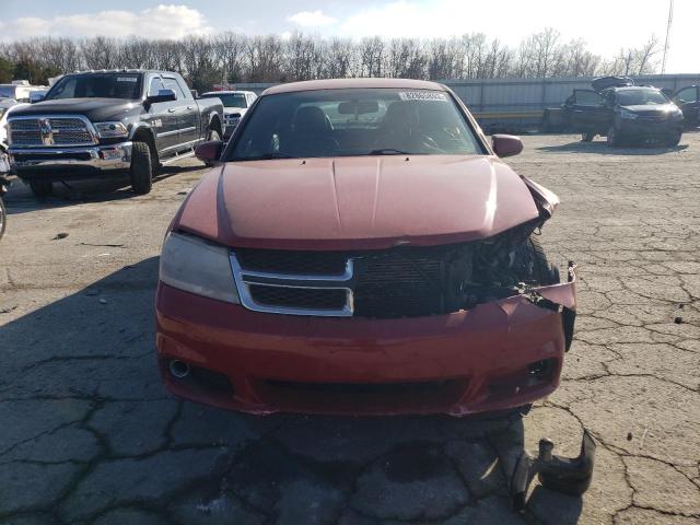 1C3CDZCB8EN220049 - 2014 DODGE AVENGER SXT RED photo 5