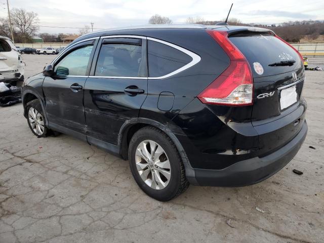 5J6RM4H75EL087723 - 2014 HONDA CR-V EXL BLACK photo 2