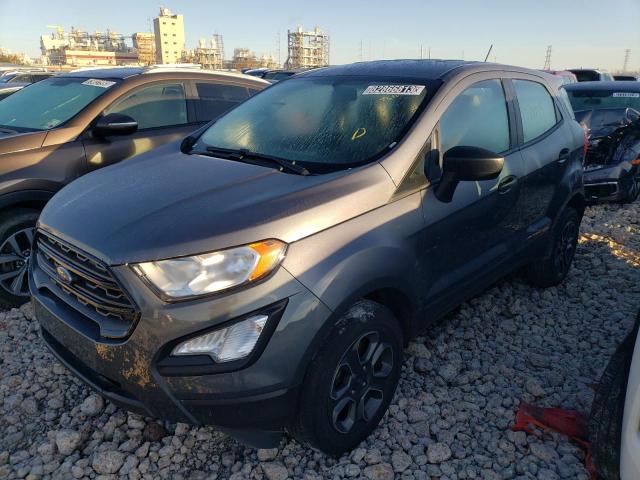 MAJ6S3FL9KC267183 - 2019 FORD ECOSPORT S GRAY photo 1