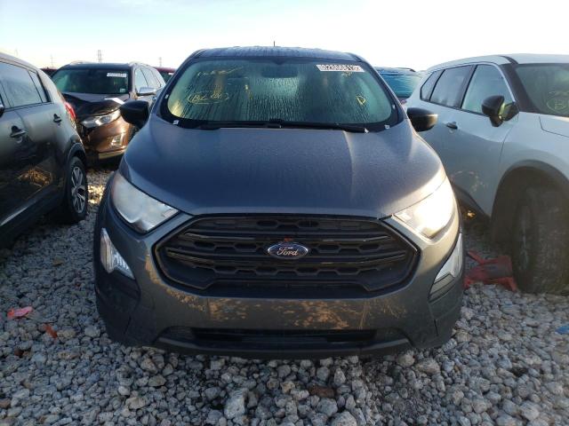 MAJ6S3FL9KC267183 - 2019 FORD ECOSPORT S GRAY photo 5