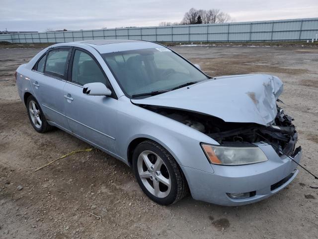 5NPEU46F87H172934 - 2007 HYUNDAI SONATA SE BLUE photo 4