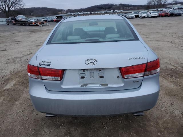 5NPEU46F87H172934 - 2007 HYUNDAI SONATA SE BLUE photo 6