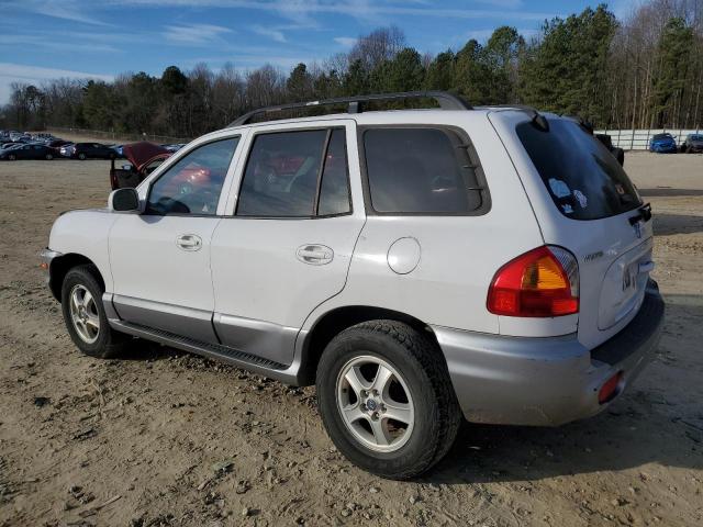 KM8SC13D04U700311 - 2004 HYUNDAI SANTA FE GLS WHITE photo 2