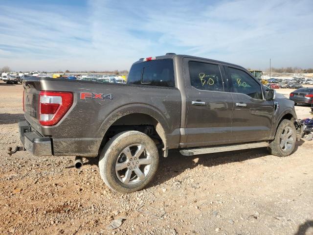 1FTFW1E85NKE81615 - 2022 FORD F150 SUPERCREW GRAY photo 3