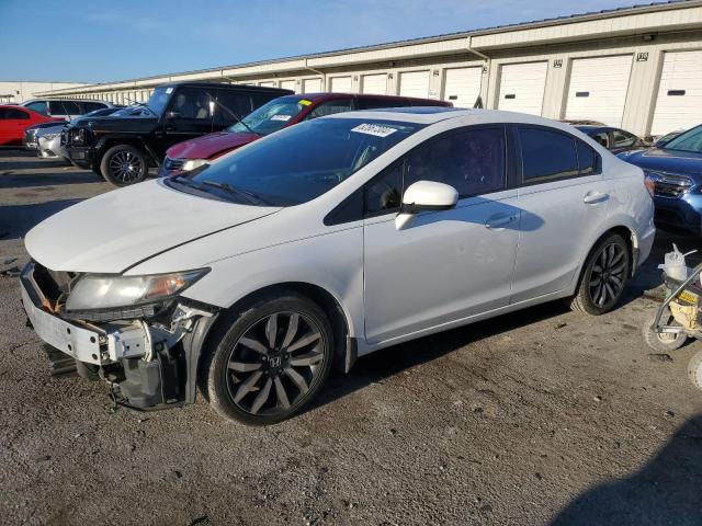 19XFB2F94EE052316 - 2014 HONDA CIVIC EXL WHITE photo 1