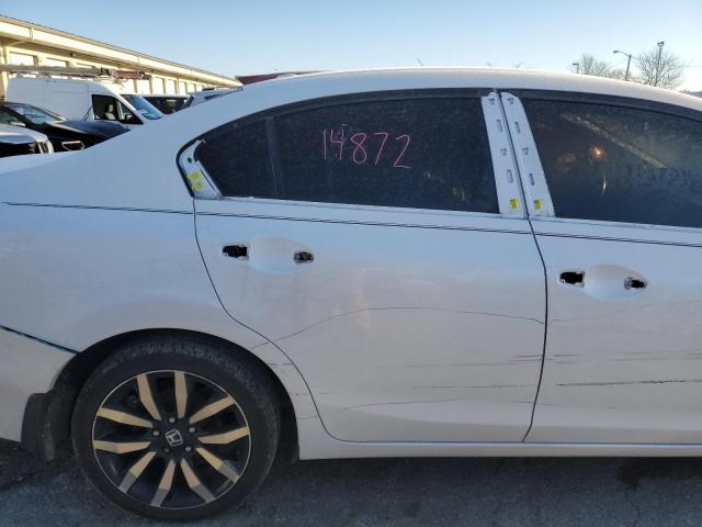 19XFB2F94EE052316 - 2014 HONDA CIVIC EXL WHITE photo 10