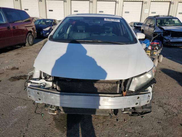 19XFB2F94EE052316 - 2014 HONDA CIVIC EXL WHITE photo 5