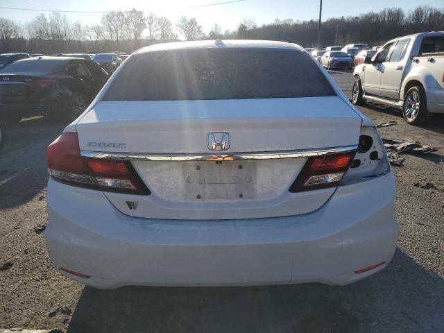 19XFB2F94EE052316 - 2014 HONDA CIVIC EXL WHITE photo 6