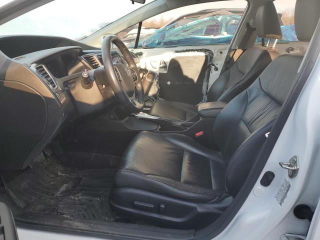 19XFB2F94EE052316 - 2014 HONDA CIVIC EXL WHITE photo 7