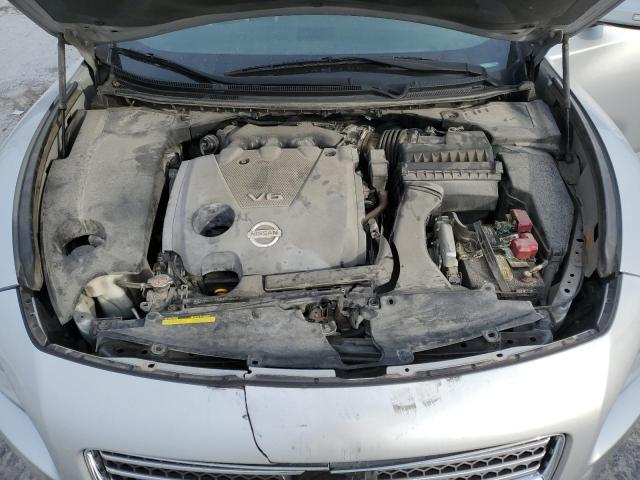 1N4AA5AP1AC816778 - 2010 NISSAN MAXIMA S SILVER photo 11