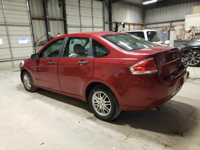 1FAHP35N29W230515 - 2009 FORD FOCUS SE RED photo 2