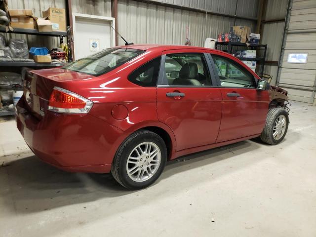 1FAHP35N29W230515 - 2009 FORD FOCUS SE RED photo 3