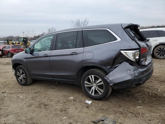 5FNYF6H52JB005210 - 2018 HONDA PILOT EXL GRAY photo 2