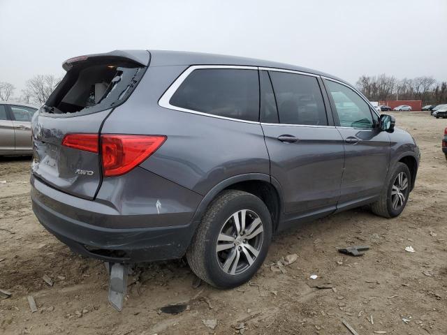 5FNYF6H52JB005210 - 2018 HONDA PILOT EXL GRAY photo 3