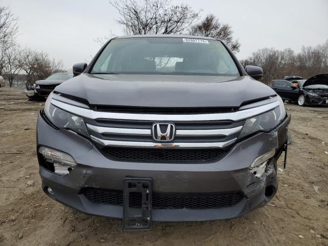 5FNYF6H52JB005210 - 2018 HONDA PILOT EXL GRAY photo 5