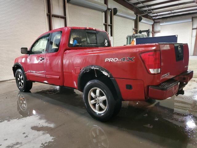 1N6AA0CC5AN316289 - 2010 NISSAN TITAN XE RED photo 2