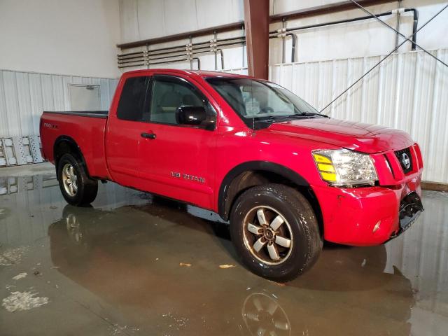 1N6AA0CC5AN316289 - 2010 NISSAN TITAN XE RED photo 4