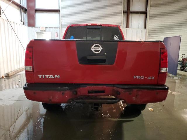 1N6AA0CC5AN316289 - 2010 NISSAN TITAN XE RED photo 6