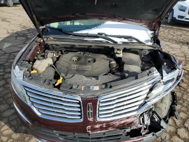 5LMCJ2D92GUJ27035 - 2016 LINCOLN MKC SELECT BURGUNDY photo 12
