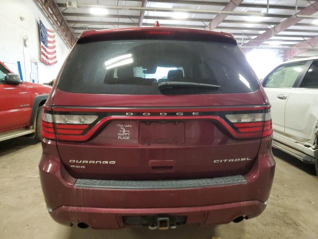 1C4RDJEG5HC917937 - 2017 DODGE DURANGO CITADEL BURGUNDY photo 6