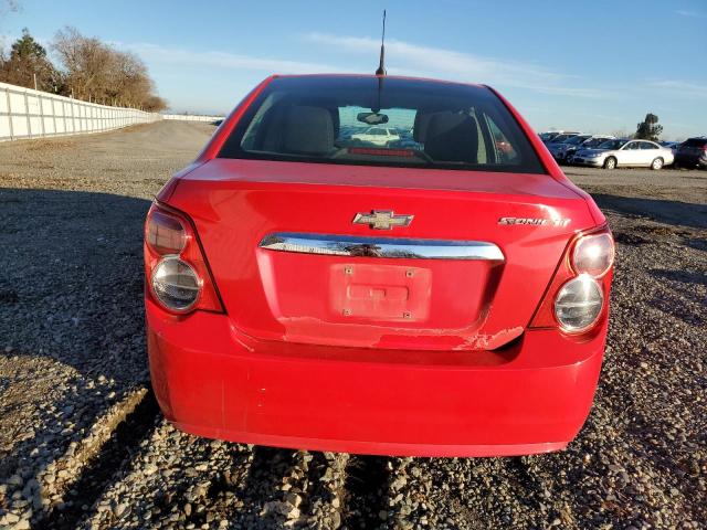 1G1JC5SH0E4234644 - 2014 CHEVROLET SONIC LT RED photo 6