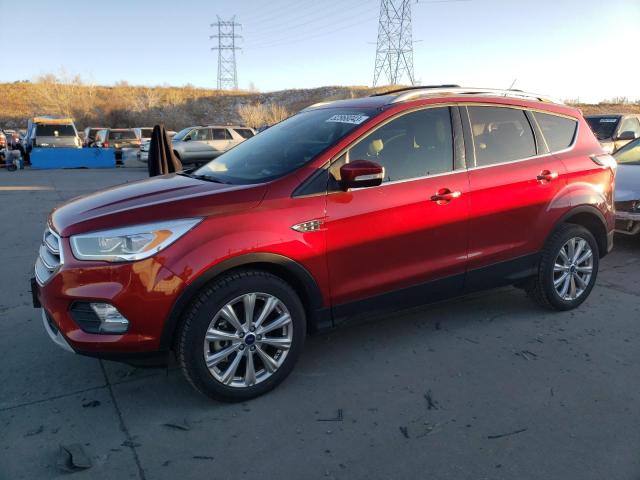 1FMCU9J99HUD87103 - 2017 FORD ESCAPE TITANIUM RED photo 1