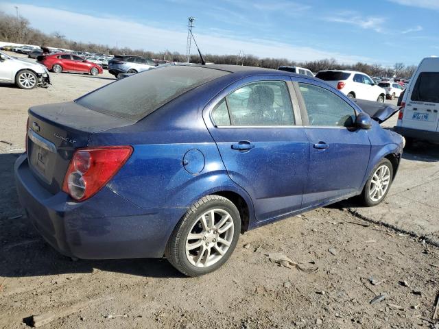 1G1JC5SH0D4122697 - 2013 CHEVROLET SONIC LT BLUE photo 3