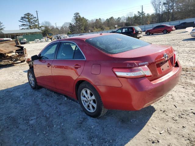 4T1BF3EK1AU088873 - 2010 TOYOTA CAMRY BASE RED photo 2