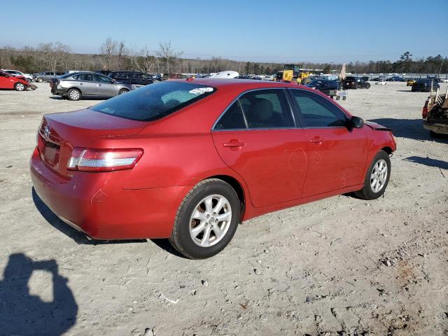 4T1BF3EK1AU088873 - 2010 TOYOTA CAMRY BASE RED photo 3