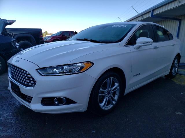 3FA6P0RUXGR354099 - 2016 FORD FUSION TITANIUM HEV WHITE photo 1