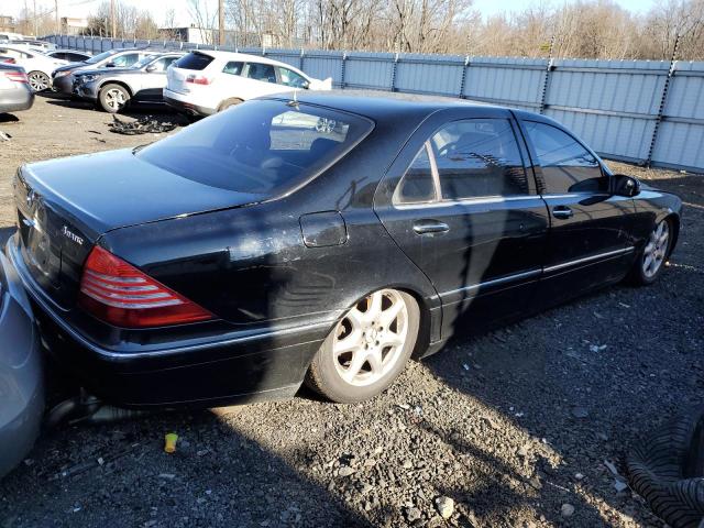 WDBNG84J64A415941 - 2004 MERCEDES-BENZ S 500 4MATIC BLACK photo 3