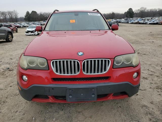 WBXPC93498WJ06015 - 2008 BMW X3 3.0SI RED photo 5