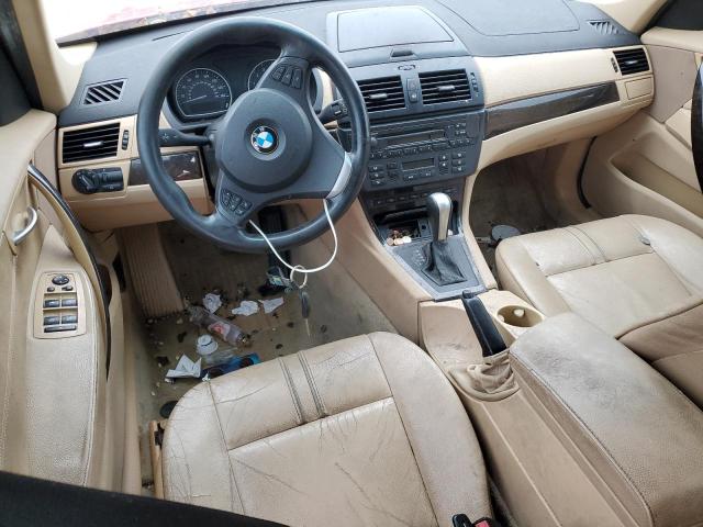 WBXPC93498WJ06015 - 2008 BMW X3 3.0SI RED photo 8