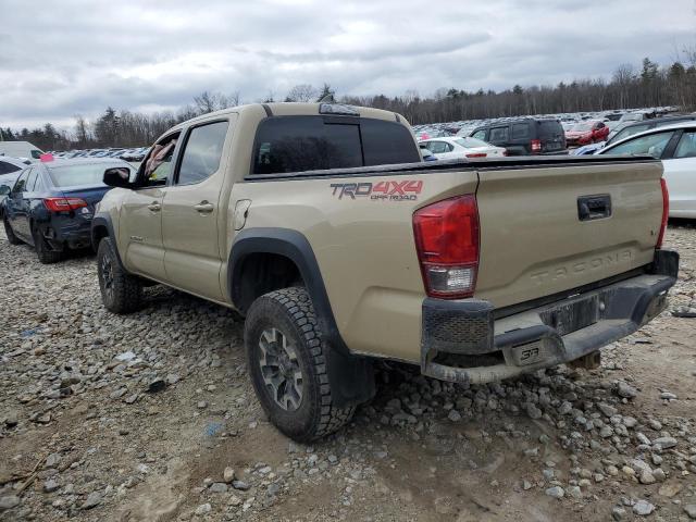 3TMCZ5AN6HM119674 - 2017 TOYOTA TACOMA DOUBLE CAB TAN photo 2