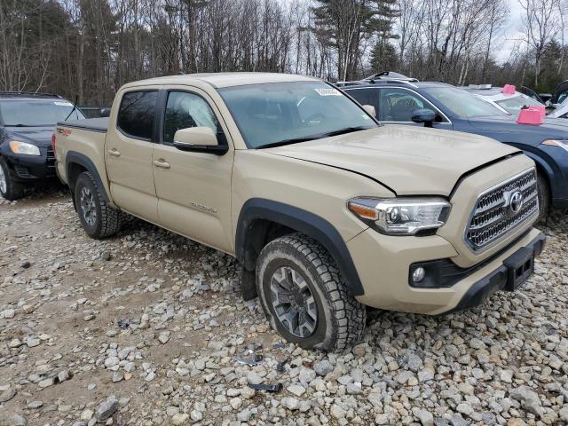 3TMCZ5AN6HM119674 - 2017 TOYOTA TACOMA DOUBLE CAB TAN photo 4