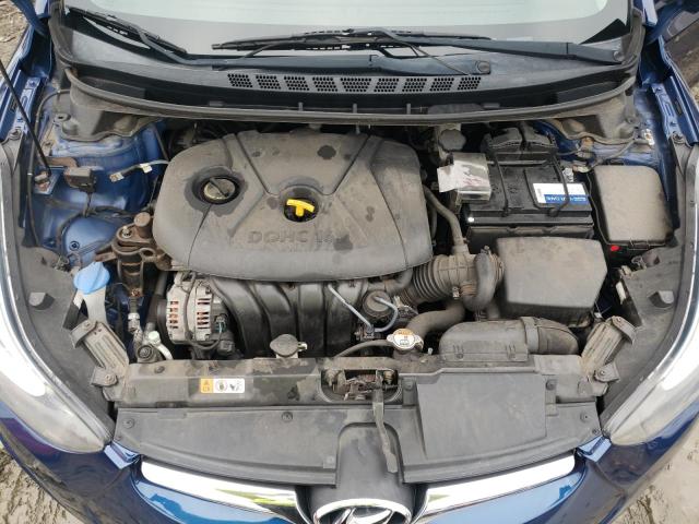 5NPDH4AE8GH685731 - 2016 HYUNDAI ELANTRA SE BLUE photo 11