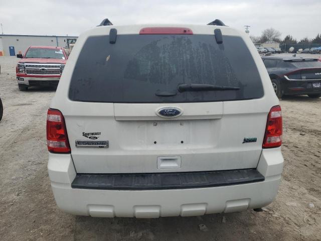 1FMCU9DG2CKB42884 - 2012 FORD ESCAPE XLT WHITE photo 6