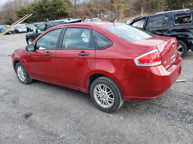 1FAHP35N89W190988 - 2009 FORD FOCUS SE RED photo 2