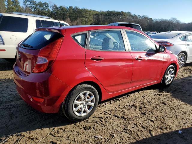 KMHCT5AE4DU083597 - 2013 HYUNDAI ACCENT GLS RED photo 3