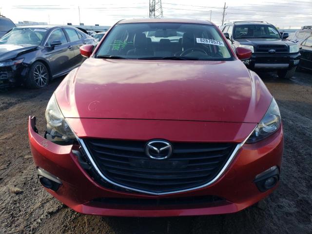 JM1BM1N7XG1319077 - 2016 MAZDA 3 GRAND TOURING RED photo 5