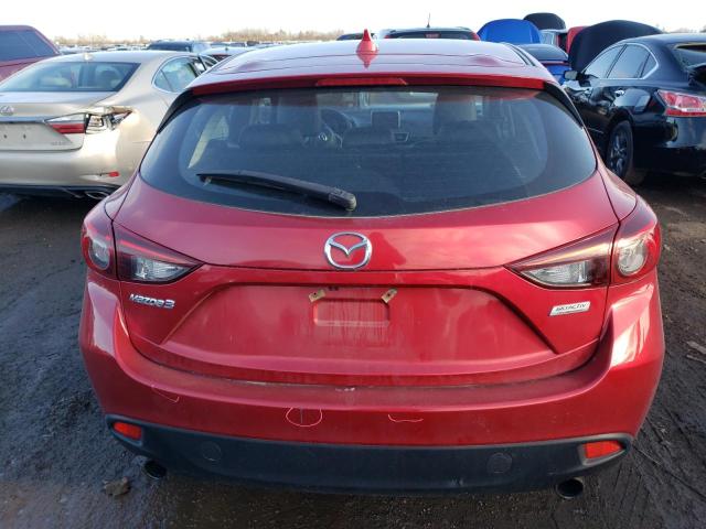 JM1BM1N7XG1319077 - 2016 MAZDA 3 GRAND TOURING RED photo 6