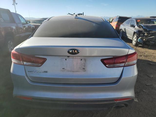 5XXGT4L35JG185679 - 2018 KIA OPTIMA LX SILVER photo 6