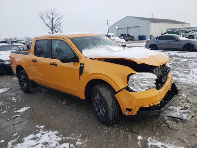 3FTTW8F96NRA74949 - 2022 FORD MAVERICK XL YELLOW photo 4