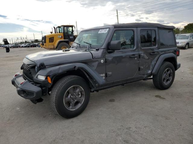 1C4HJXDN8MW543243 - 2021 JEEP WRANGLER U SPORT CHARCOAL photo 1